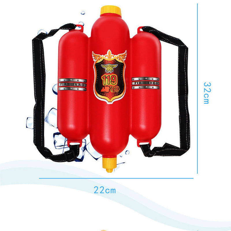 Fire hose backpack toy