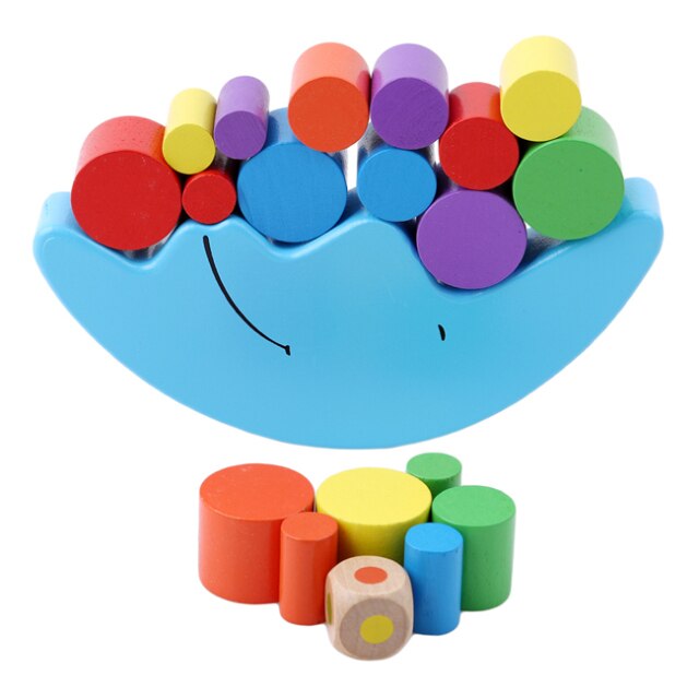 Moon balance shelf toy