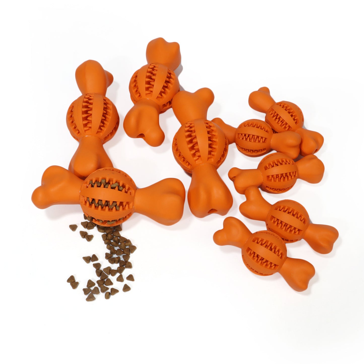 Cats and dogs leak food balls
