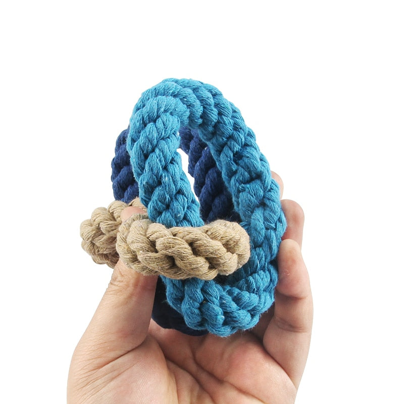 Pet braided knot toy