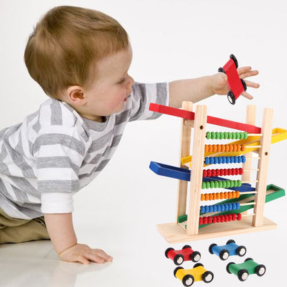 Wooden tackle interactive toy