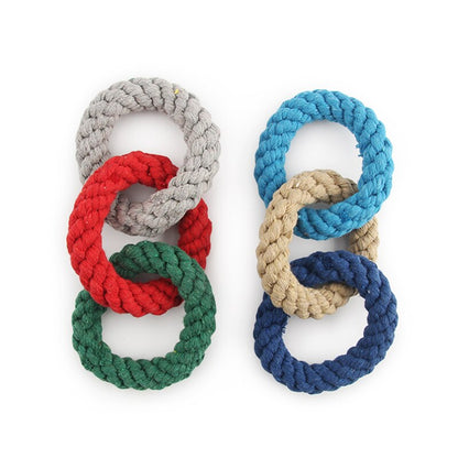Pet braided knot toy