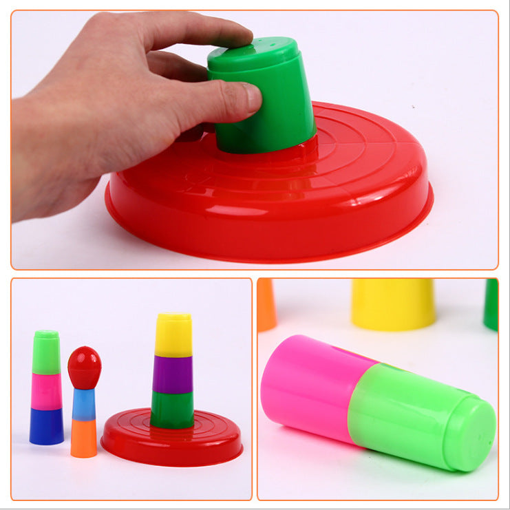 Creative stacked musical loop toys