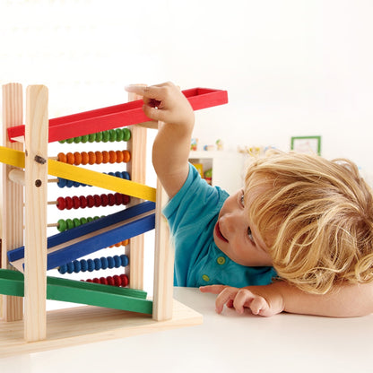 Wooden tackle interactive toy