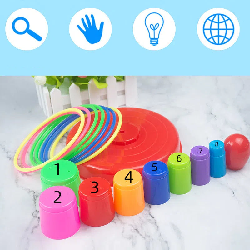 Creative stacked musical loop toys
