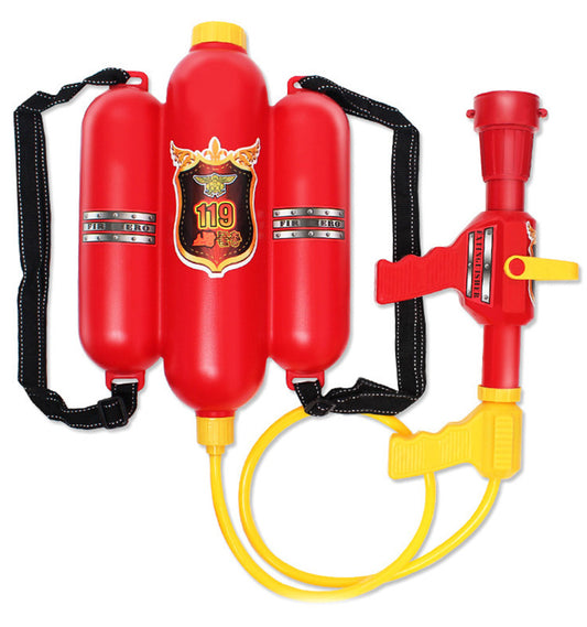 Fire hose backpack toy