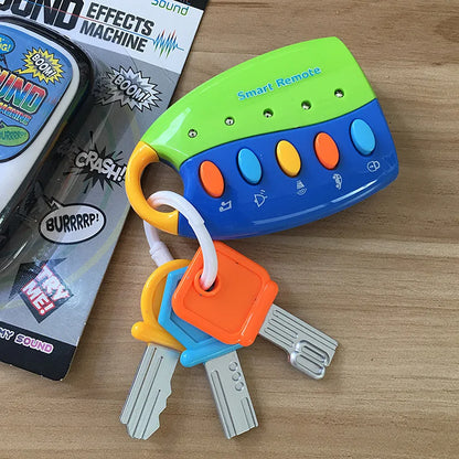 Flash music car key toy