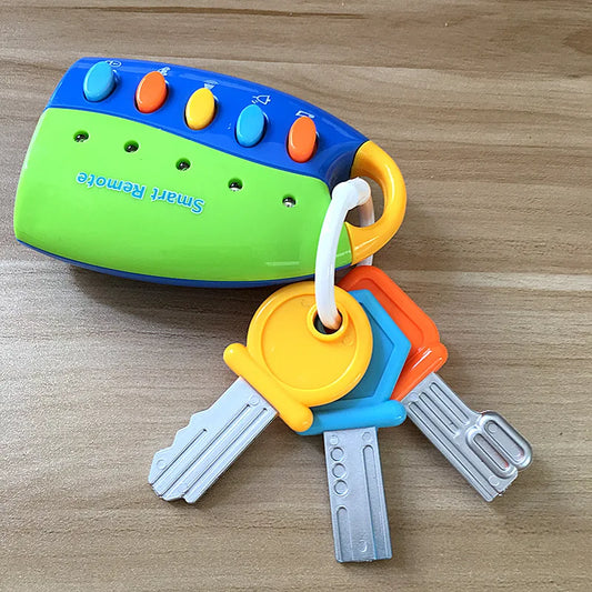 Flash music car key toy