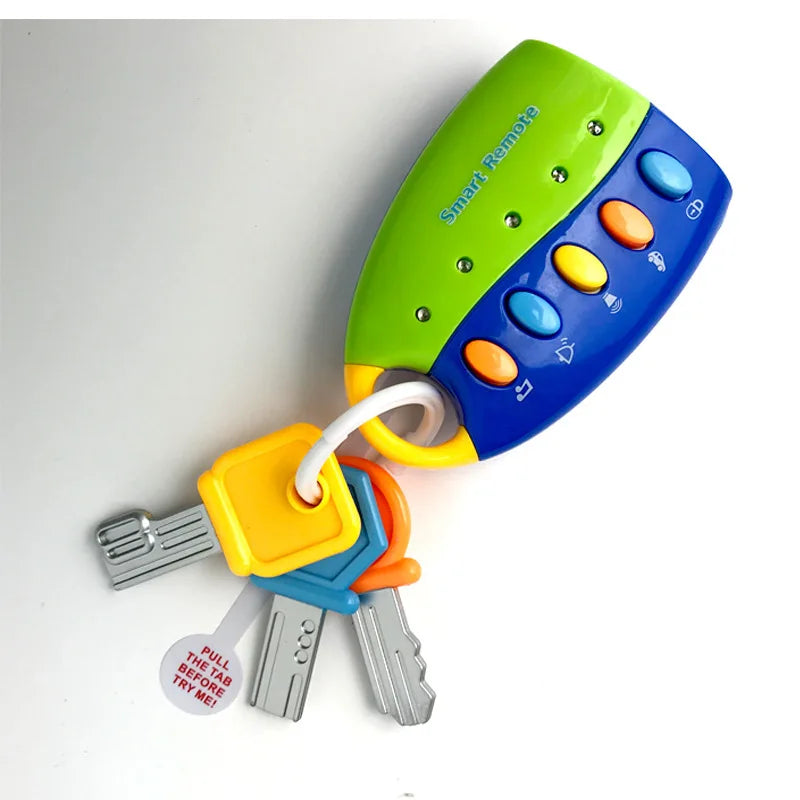Flash music car key toy